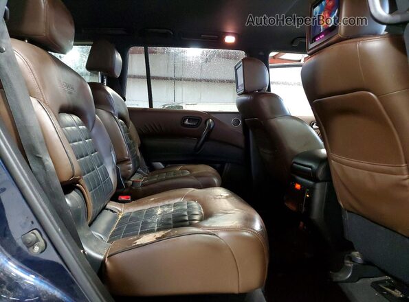 JN8AY2NEXK9757939 2019 NISSAN ARMADA Blue Widok wnętrza z tyłu