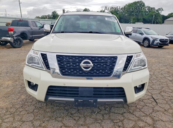 JN8AY2NEXK9758220 2019 NISSAN ARMADA Cream წინა ხედი