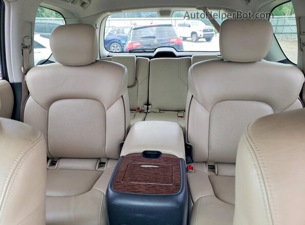 JN8AY2NEXK9758220 2019 NISSAN ARMADA Cream უკანა სავარძლების ხედი