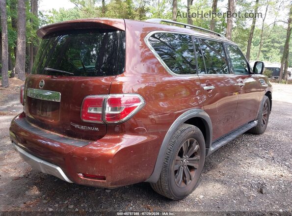 JN8AY2NF0H9304513 2017 NISSAN ARMADA Brown უკანა მარჯვენა