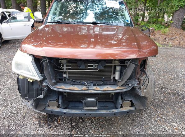 JN8AY2NF0H9304513 2017 NISSAN ARMADA Brown წინა ხედი