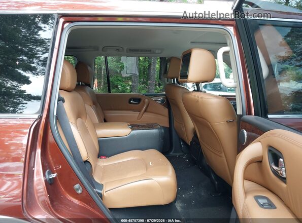 JN8AY2NF0H9304513 2017 NISSAN ARMADA Brown VIN კოდის სტიკერის ხედი