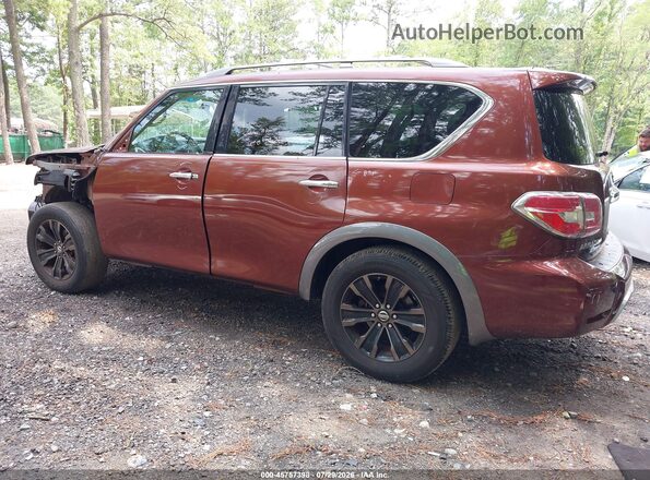 JN8AY2NF0H9304513 2017 NISSAN ARMADA Brown უკანა მარცხენა