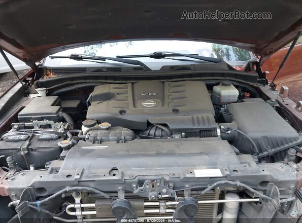 JN8AY2NF0H9304513 2017 NISSAN ARMADA Brown უკანა ხედი