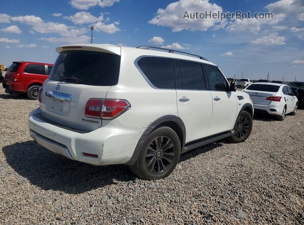 JN8AY2NF3H9300987 2017 NISSAN ARMADA Белый Задняя правая четверть