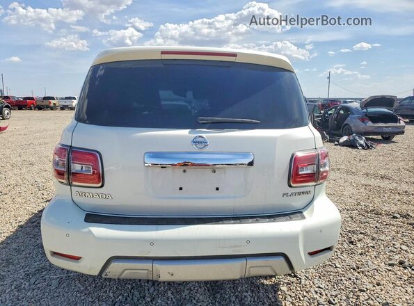 JN8AY2NF3H9300987 2017 NISSAN ARMADA Белый Вид сзади