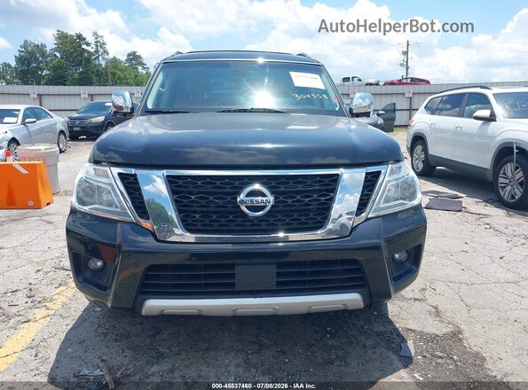 JN8AY2NF3H9304358 2017 NISSAN ARMADA Black Widok wnętrza z tyłu