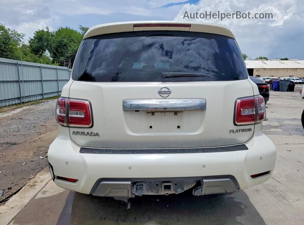 JN8AY2NF4H9301369 2017 NISSAN ARMADA White Вид ззаду