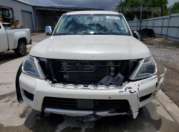 JN8AY2NF4H9301369 2017 NISSAN ARMADA White Вид спереду
