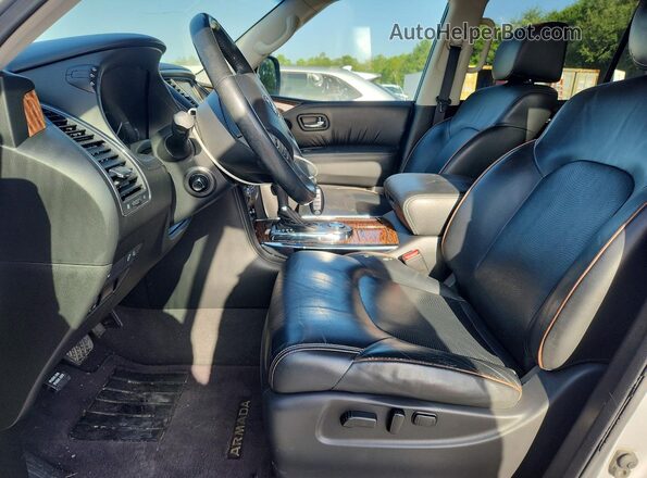 JN8AY2NF5H9303325 2017 NISSAN ARMADA Silver Front interior view
