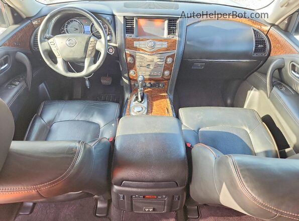 JN8AY2NF5H9303325 2017 NISSAN ARMADA Silver Dashboard view