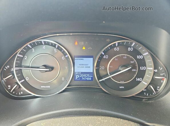 JN8AY2NF5H9303325 2017 NISSAN ARMADA Silver Instrument cluster view