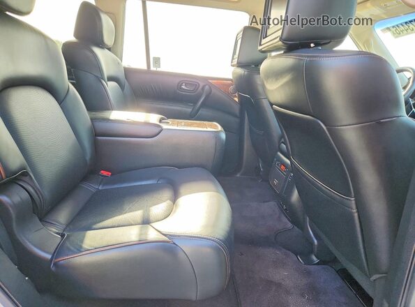 JN8AY2NF5H9303325 2017 NISSAN ARMADA Silver Rear interior view