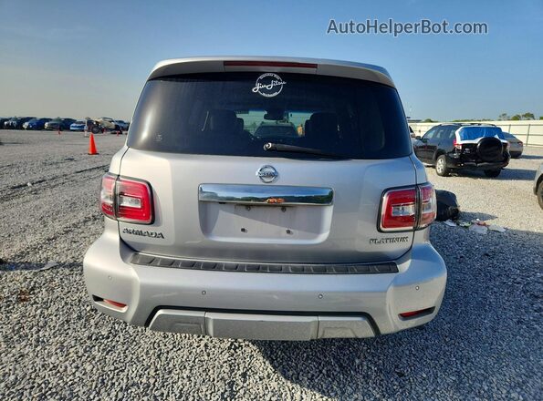JN8AY2NF5H9303325 2017 NISSAN ARMADA Silver Rear view
