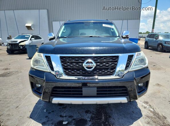 JN8AY2NF6H9303611 2017 NISSAN ARMADA Black Դիմացի տեսք