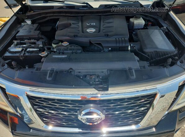 JN8AY2NF6H9303611 2017 NISSAN ARMADA Black Շարժիչի բաժամունքի տեսք