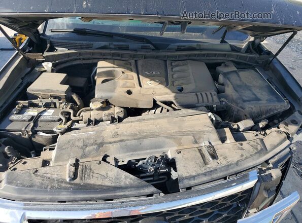 JN8AY2NF6K9352606 2019 NISSAN ARMADA Черный Вид подкапотного пространства