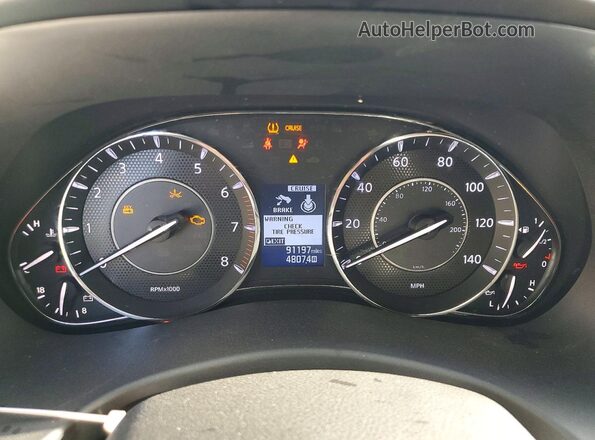 JN8AY2NF6K9352606 2019 NISSAN ARMADA Черный Вид щитка приборов