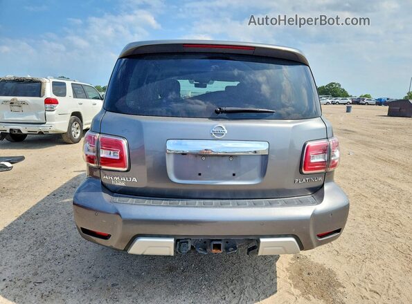 JN8AY2NF9J9332445 2018 NISSAN ARMADA Gray Widok z tyłu