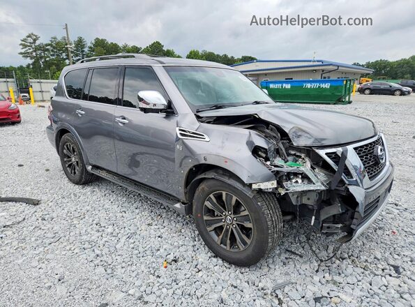 JN8AY2NFXH9301635 2017 NISSAN ARMADA Gray წინა მარჯვენა