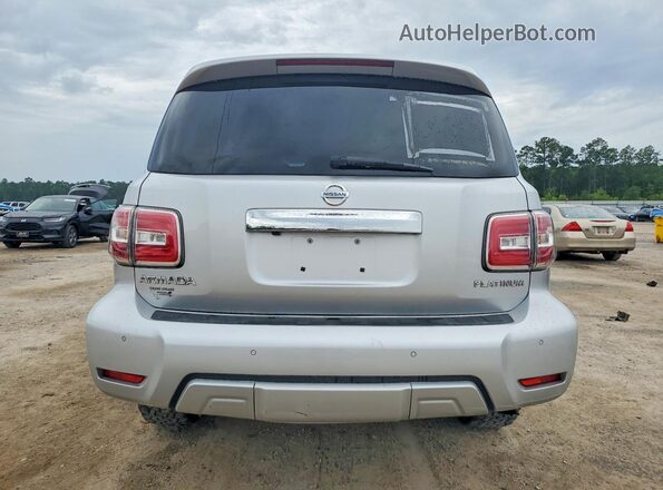 JN8AY2NFXH9304860 2017 NISSAN ARMADA Silver Հետևի տեսք
