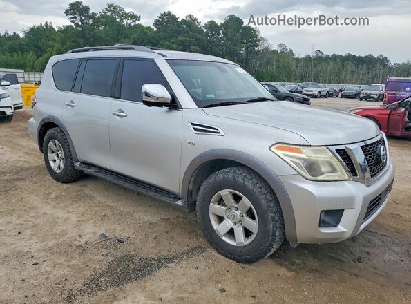JN8AY2NFXH9304860 2017 NISSAN ARMADA Silver Առջևի աջ