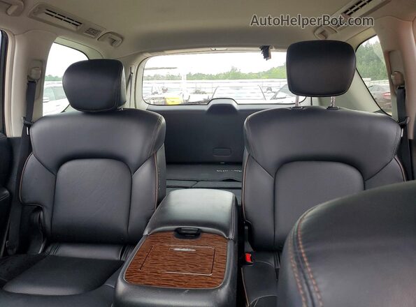 JN8AY2NFXH9304860 2017 NISSAN ARMADA Silver Հետևի նստատեղերի տեսք