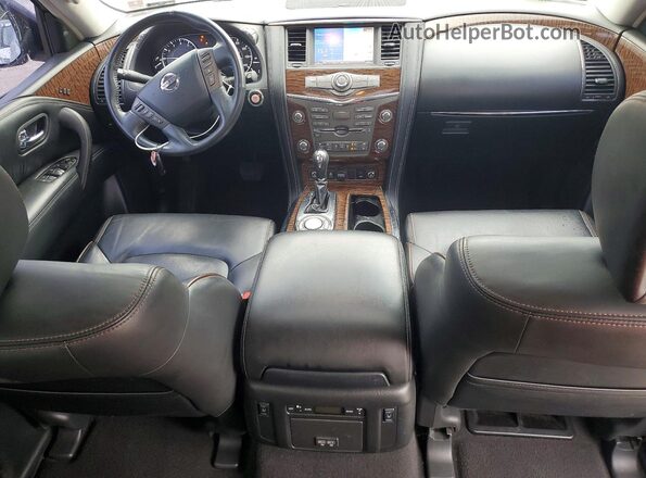 JN8AY2NFXH9304860 2017 NISSAN ARMADA Silver Առջևի վահանակի տեսք