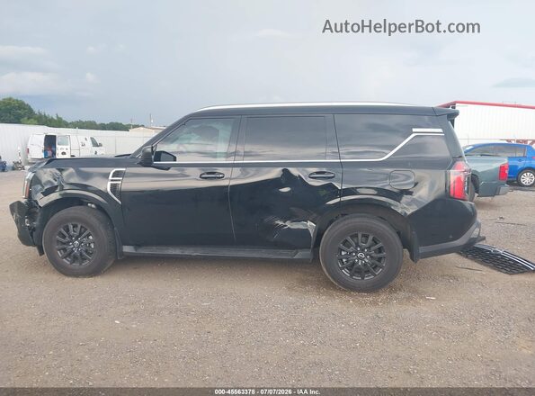 JN8AY3AD0S9301581 2025 NISSAN ARMADA Black Widok zestawu wskaźników