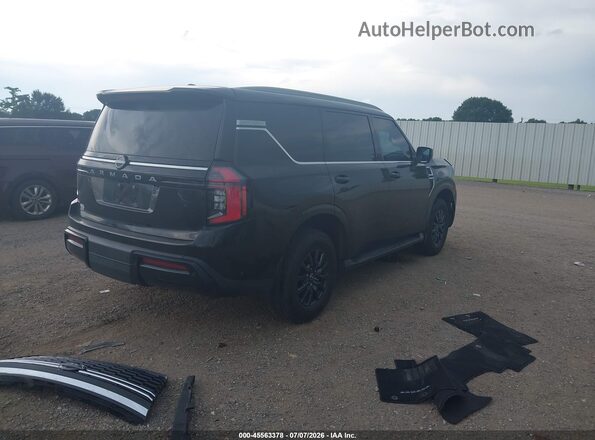 JN8AY3AD0S9301581 2025 NISSAN ARMADA Black Tył prawy