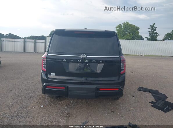 JN8AY3AD0S9301581 2025 NISSAN ARMADA Black Widok wnętrza 360 stopni