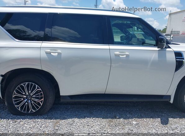 JN8AY3BA8S9000528 2025 NISSAN ARMADA White Սալոնի հետևի տեսք