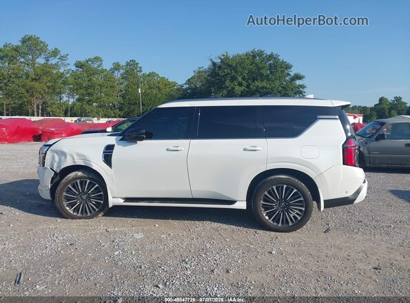 JN8AY3CC3S9200717 2025 NISSAN ARMADA White უკანა სალონის ხედი