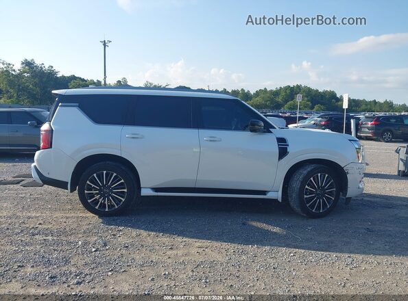 JN8AY3CC3S9200717 2025 NISSAN ARMADA White ხელსაწყოთა პანელის ხედი