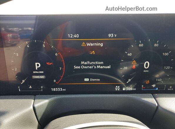 JN8AY3EB5S9100767 2025 NISSAN ARMADA White Instrument cluster view