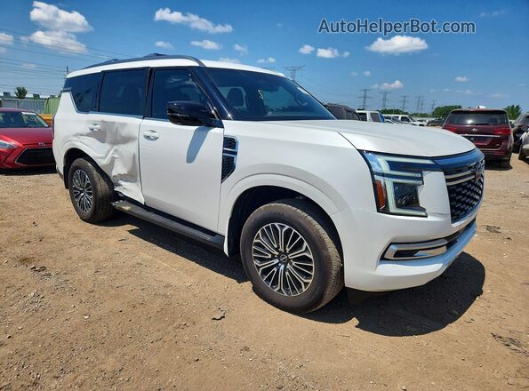 JN8AY3EB9S9101839 2025 NISSAN ARMADA White Przód prawy