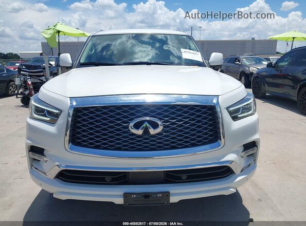 JN8AZ2AE2N9293777 2022 INFINITI QX80 White Instrument cluster view