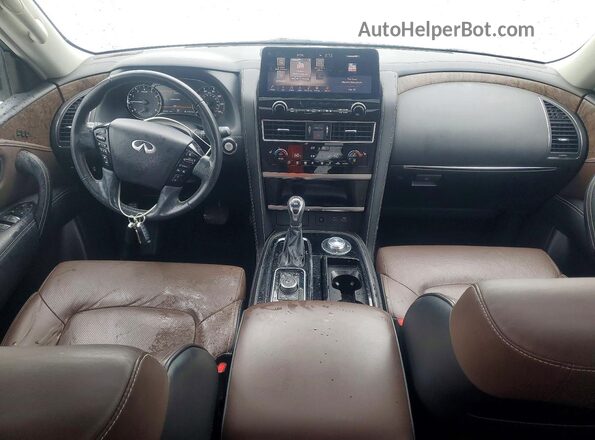 JN8AZ2AE2R9328114 2024 INFINITI QX80 White წინა პანელის ხედი