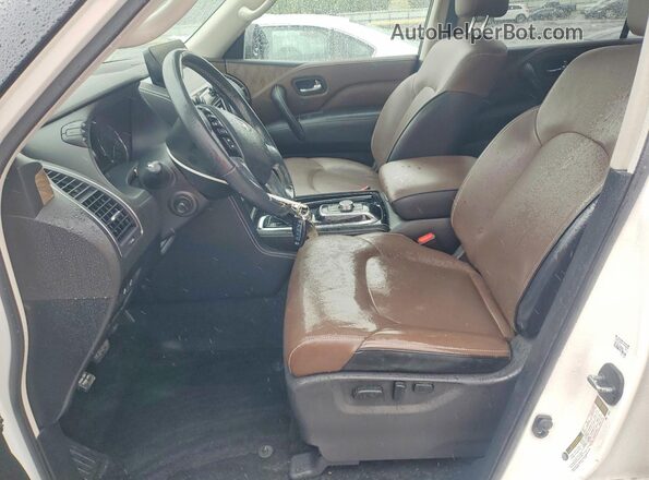 JN8AZ2AE2R9328114 2024 INFINITI QX80 White წინა სალონის ხედი