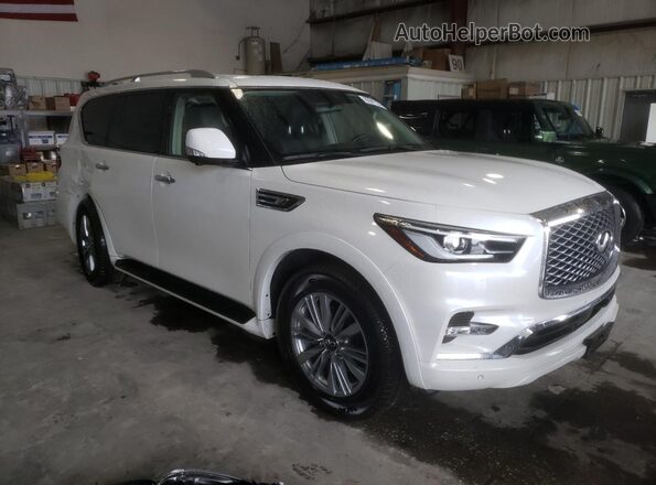 JN8AZ2AE4M9268247 2021 INFINITI QX80 White Delantero derecho