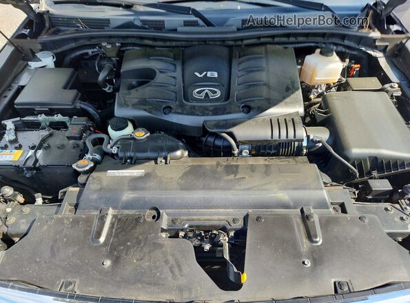 JN8AZ2AE5R9328429 2024 INFINITI QX80 Gray ძრავის განყოფილების ხედი