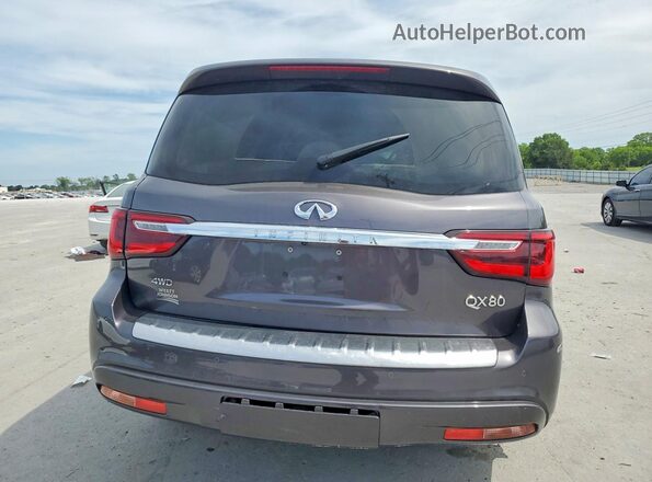 JN8AZ2AE7R9329162 2024 INFINITI QX80 Gray Rear view