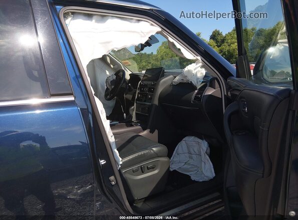 JN8AZ2AF1R9765367 2024 INFINITI QX80 Dark Blue Front interior view