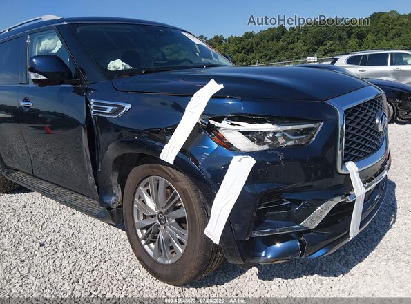 JN8AZ2AF1R9765367 2024 INFINITI QX80 Dark Blue Front view