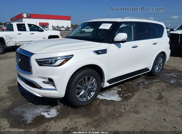 JN8AZ2AF2M9718129 2021 INFINITI QX80 White Front left