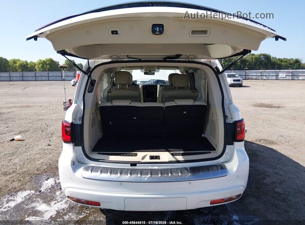 JN8AZ2AF2M9718129 2021 INFINITI QX80 White Rear interior view
