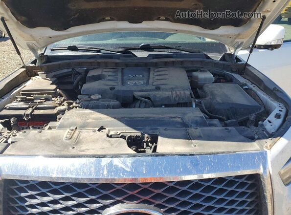 JN8AZ2AF2M9720835 2021 INFINITI QX80 Белый Вид подкапотного пространства