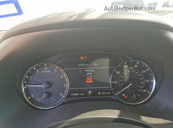 JN8AZ2AF2M9720835 2021 INFINITI QX80 Белый Вид щитка приборов