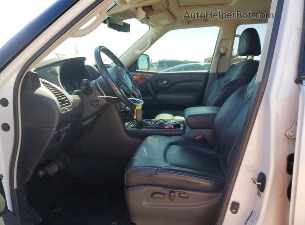 JN8AZ2AF2M9720835 2021 INFINITI QX80 Белый Вид салона спереди