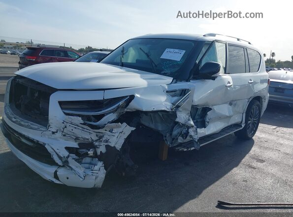 JN8AZ2AF2P9757338 2023 INFINITI QX80 White Вид спереду